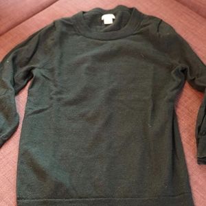 J Crew Factory Slub cotton Teddie sweater